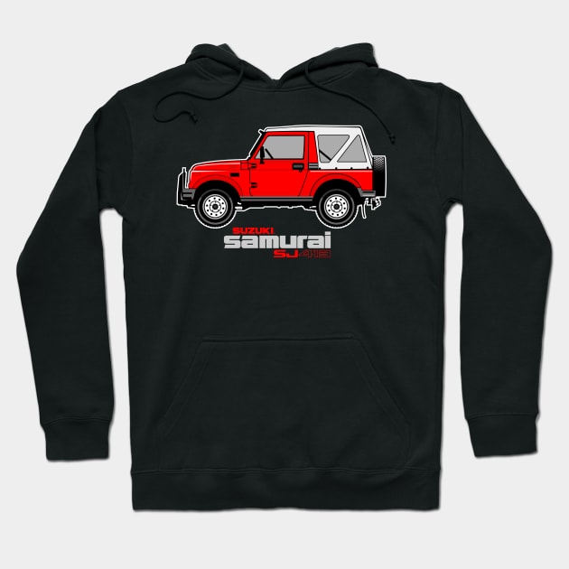 Suzuki jimny samuari Hoodie by sibeck4x4